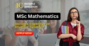 MSc Mathematics Distance Education